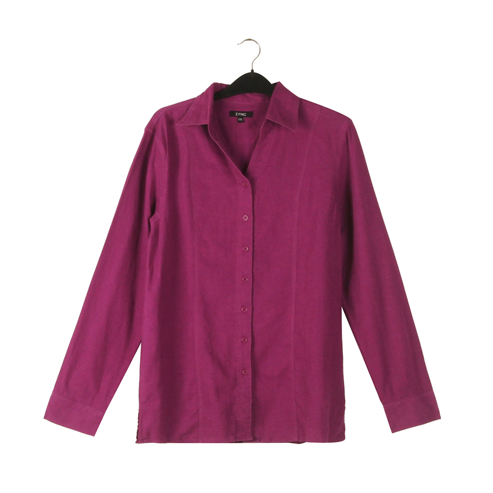 قمصان Stockpapa للسيدات ذات اللون الأحمر الخمري المقاومة للتجاعيد