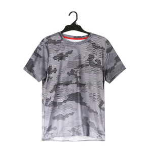 ملابس Stockpapa الرجالية Allover Two-One Camo Print رائعة جدًا عالية Quitdry Active Tee بالجملة